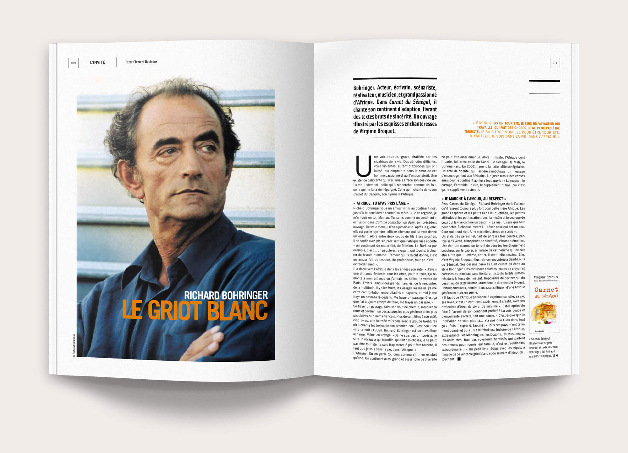 Interview, rédaction et mise-en-page pour un article du magazine Roadbook © Kalao Studio